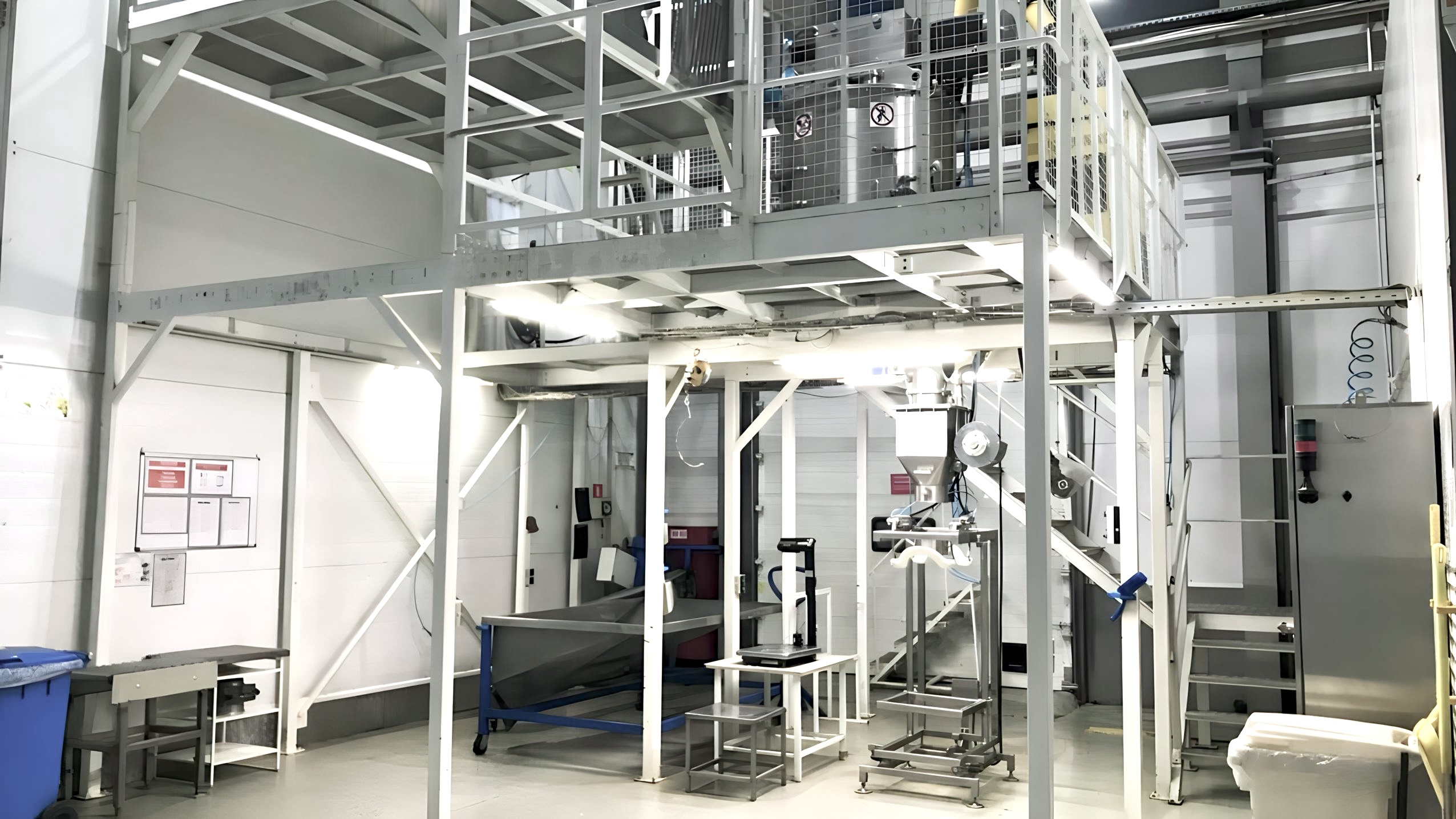 Линия вертикального смешивания